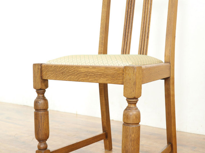 素朴な魅力 張替済ダイニングチェア 59579 アンティーク家具 ウェブ