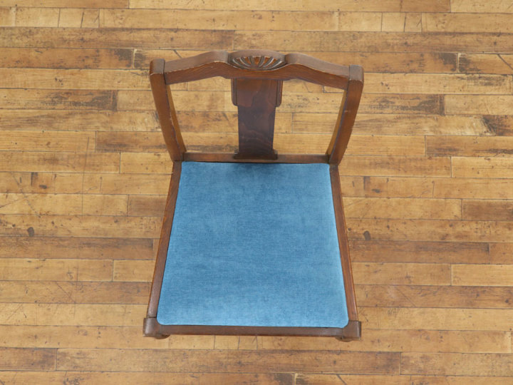 アンティーク椅子 レトロチェア レトロ椅子 椅子 チェア レトロ可愛い雰囲気 張替済ダイニングチェア 59674在庫2脚