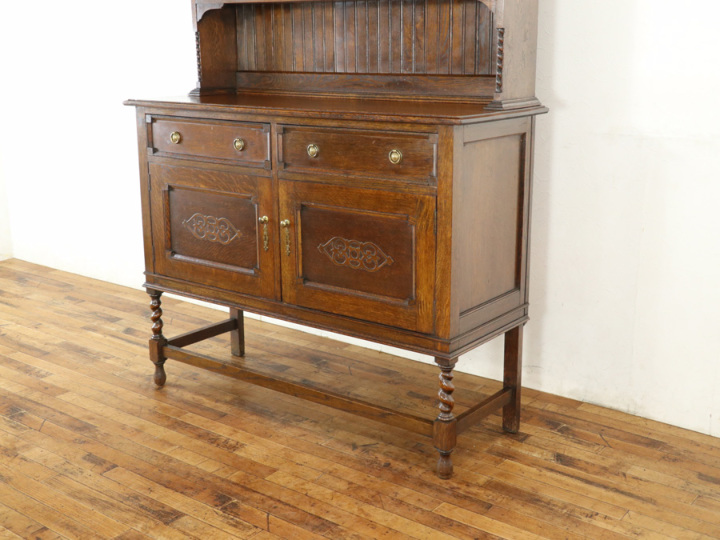 ♡カントリー　ステンドグラスキャビネット♡ 国内産・受注生産】ステンドグラス・キャビネット：オシャレ家具