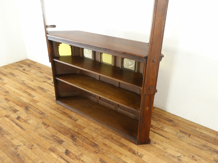 英国　高級家具 OLD CHARM WOOD BROTHERS バーカウンター 英国アンティーク家具 | パブカウンター - 【通販】英国