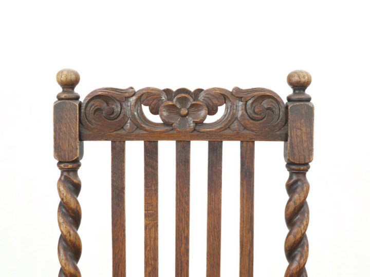 優れたデザインバランス 張替済ダイニングチェア 59782在庫3脚