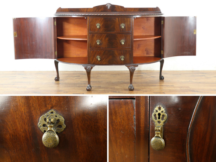 珍しいスタイル 特徴的で上品なデザイン イギリスアンティーク家具