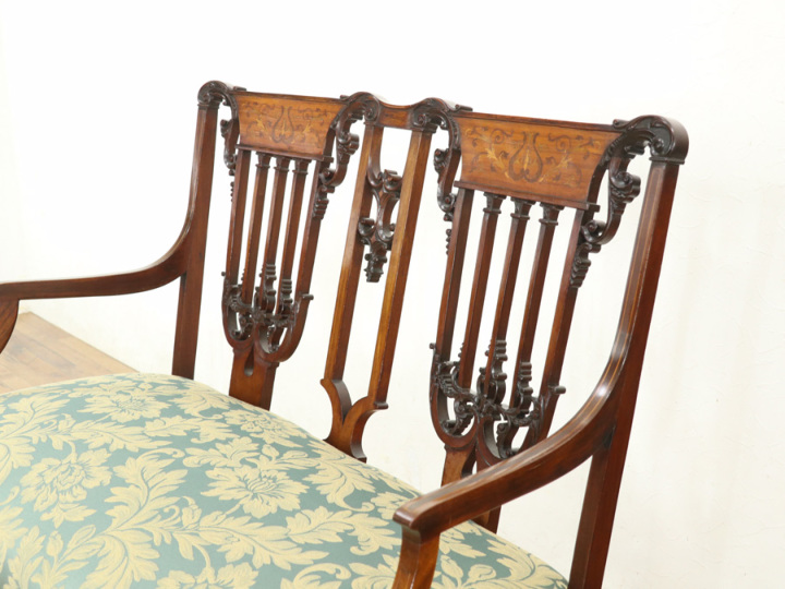 イギリスアンティーク エドワーディアンスタイル セティ 59867