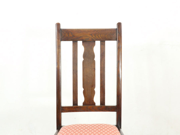 さりげない魅力 イギリアンティーク家具 張替済ダイニングチェア 59875