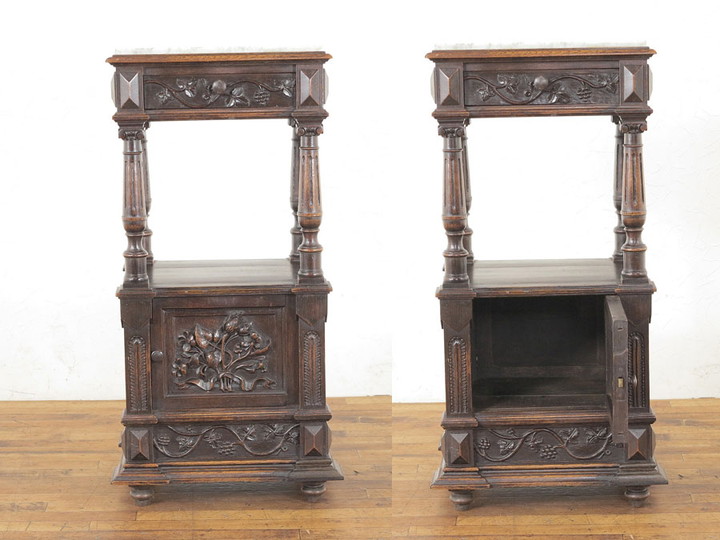 お値下げ！アメリカ製アンティーク，ナイトテーブル，サイドテーブル お値下げ！アメリカ製アンティーク，ナイトテーブル，サイドテーブル