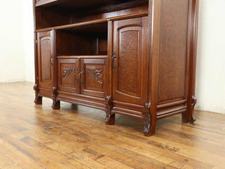 美品　ヴィンテージ　フランスベッド　アールヌーヴォー様式ダイニングテーブル 美品 ヴィンテージ フランスベッド アールヌーヴォー様式