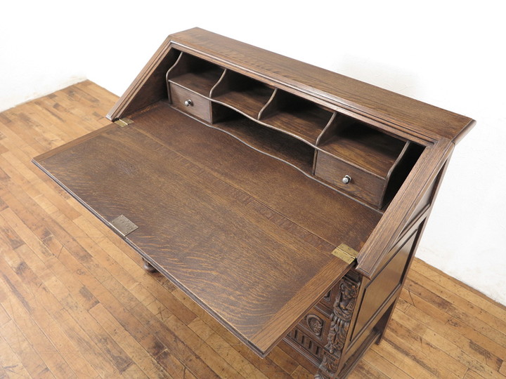 アンティーク　象嵌　棚　ライティングビューロー ライティングビューロー 62637 アンティーク家具 ウェブサイト