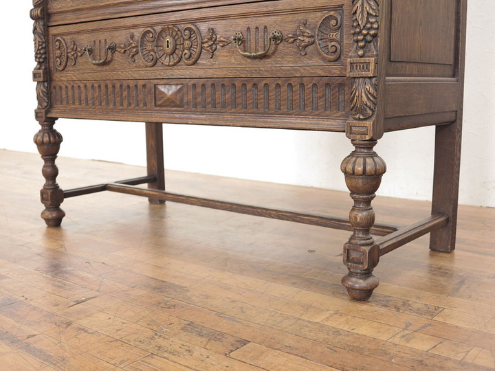 チーク材　ライティングビューロー ライティングビューロー 62637 アンティーク家具 ウェブサイト