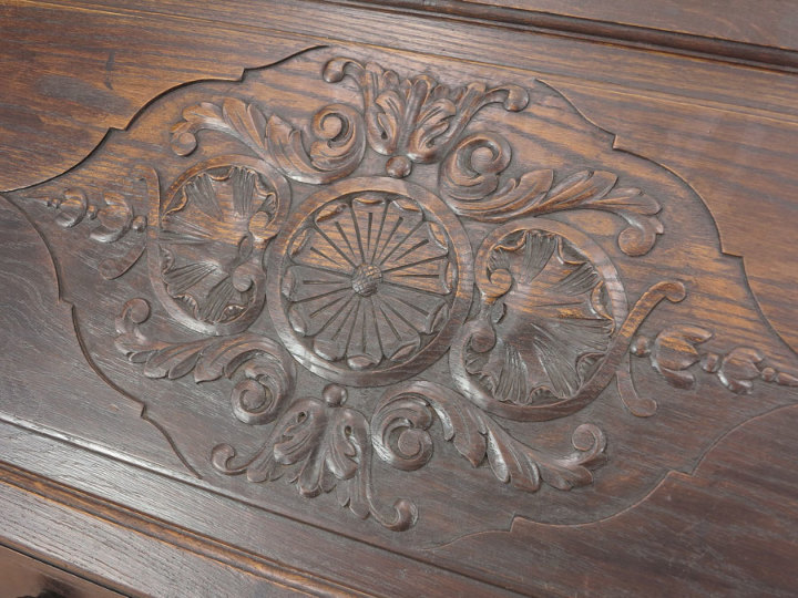 猫脚ライティングビューロー 62788 アンティーク家具 ウェブ