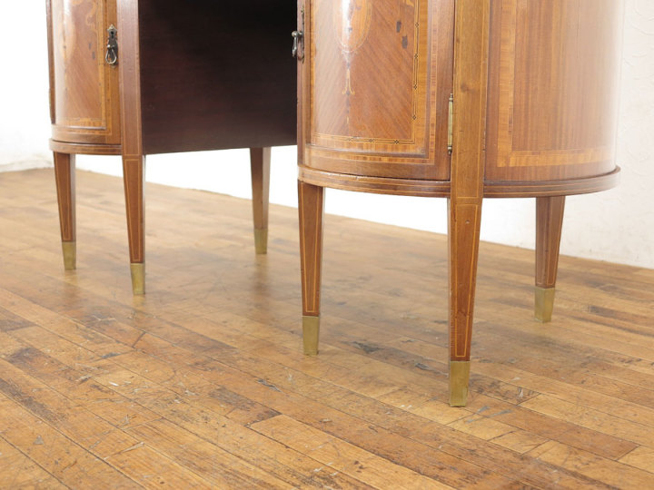 インレイも美しいレディデスク 62971 アンティーク家具 ウェブサイト