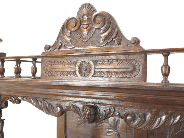 実用性も魅力 アルモワール キャビネット 62983 アンティーク家具