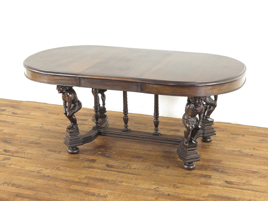 ダイニングテーブル　美品　アンティーク 大きめサイズのダイニングテーブル 62993b アンティーク家具 ウェブ