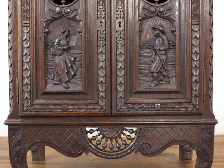 サイドキャビネット 63108 アンティーク家具 ウェブサイト商品