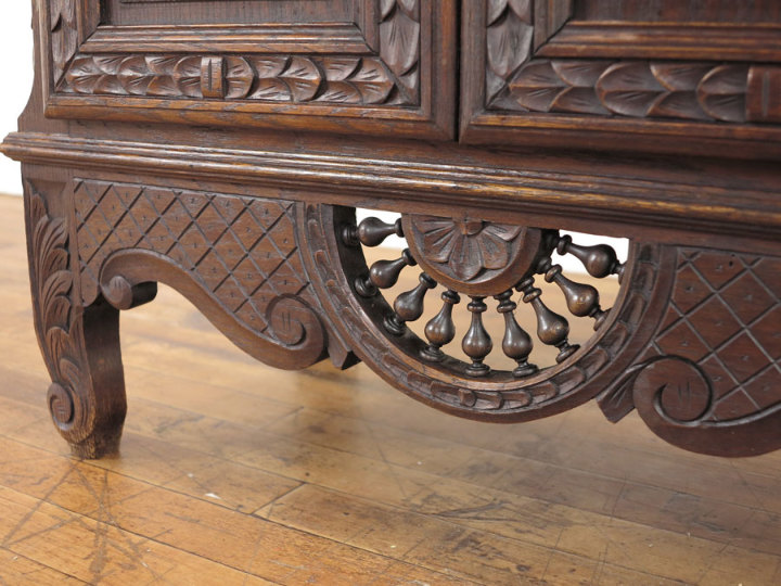 古いキャビネット サイドキャビネット 63108 アンティーク家具 ウェブサイト商品