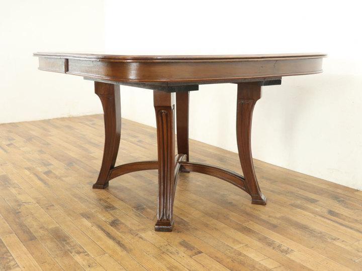 アールヌーボー ダイニングテーブル 63120bnk アンティーク家具 ウェブ