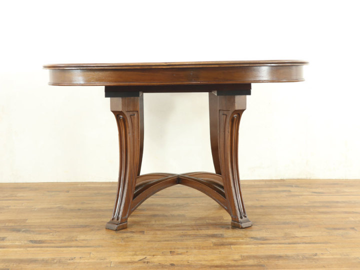 アールヌーボー ダイニングテーブル 63120bnk アンティーク家具 ウェブ