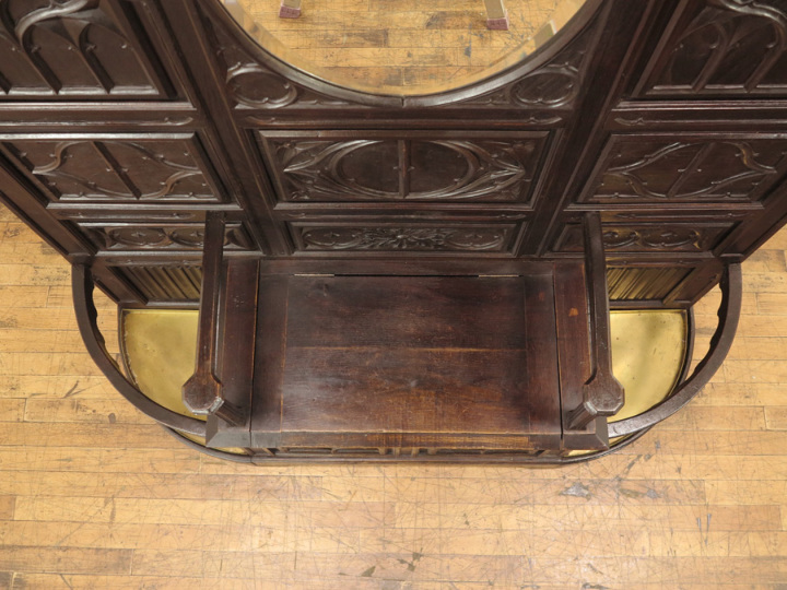 ゴシックスタイル ホールスタンド 63155 アンティーク家具 ウェブ