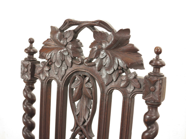 ルイ13世様式アームチェア 63188a アンティーク家具 ウェブサイト商品