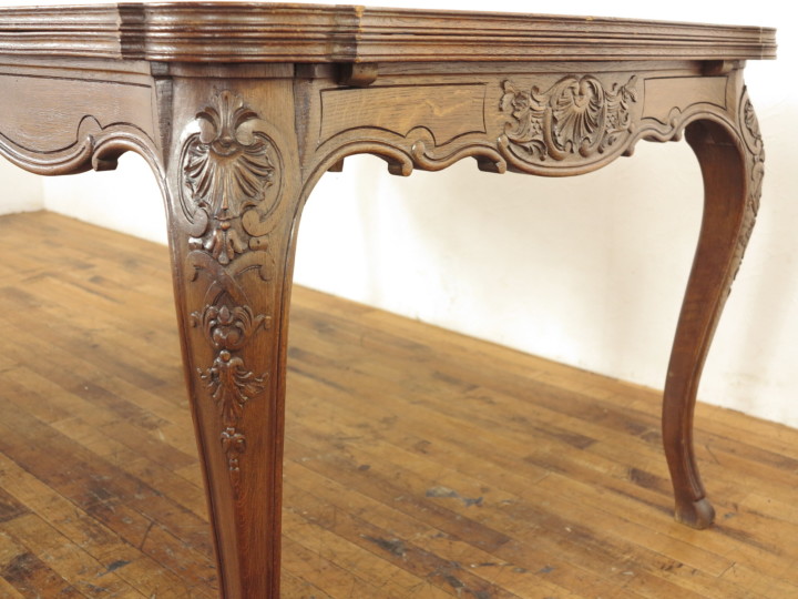 アンティークテーブル ダイニング9点セット 63329 アンティーク家具 ウェブサイト商品