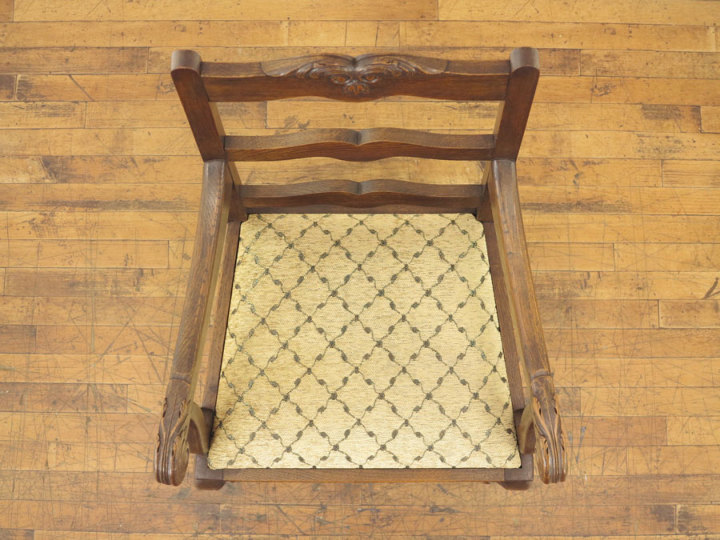 張替済アームチェア 63393b アンティーク家具 ウェブサイト商品一覧