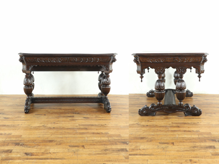 彫刻的女性像のテーブル　アンティーク　最終値下げ 彫刻的女性像のテーブル アンティーク 最終値下げ 1999-1_6.jpg