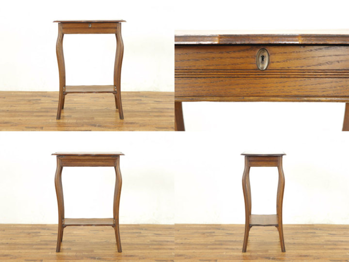 ジュエリーボックスにもおすすめ サイドテーブル 63670 アンティーク