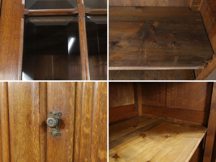 ゴシックの雰囲気 かっこいい キャビネット 64015 アンティーク