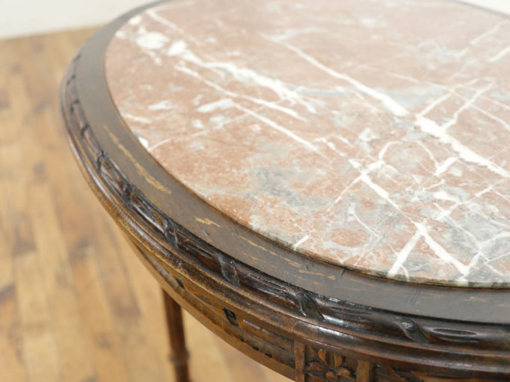 マーブルトップ サイドテーブル 64134 アンティーク家具 ウェブサイト