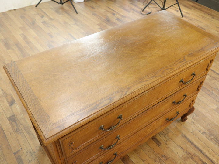 横長タイプ 猫脚 チェスト 64139 アンティーク家具 ウェブサイト商品