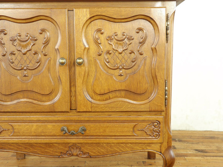 多様な用途に サイドキャビネット 64237 アンティーク家具