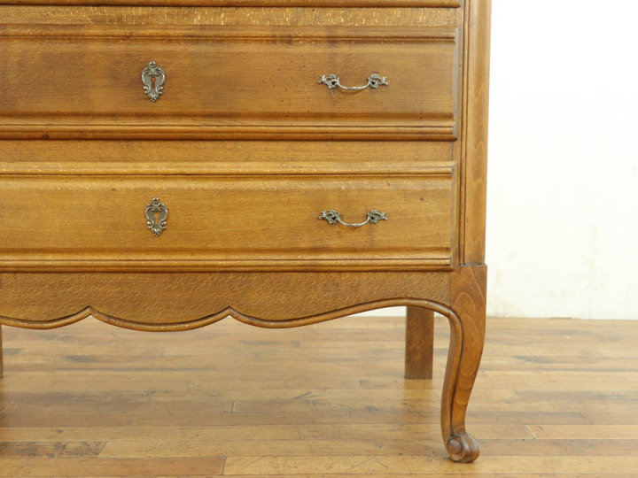 素朴で落ち着く雰囲気 フランスチェスト 64258 アンティーク家具