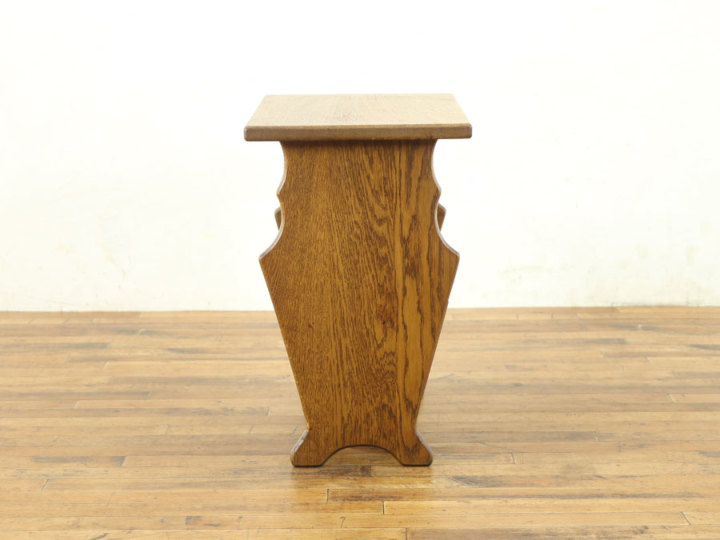 ヴィンテージ　マガジンラック　無垢材　アンティーク マガジンラック 64287 アンティーク家具 ウェブサイト商品一覧