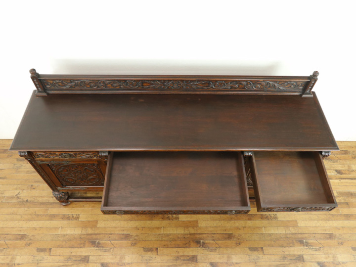 重厚な存在感 フランス アンティーク家具 サイドボード 64302a