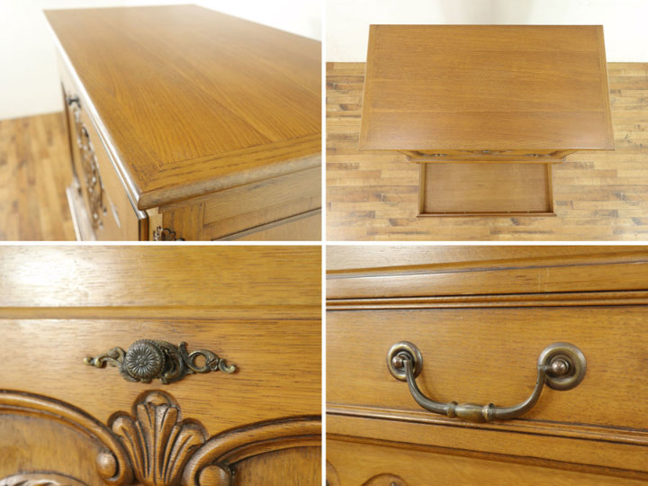 【展示品】アンティーク調　キャビネット　電話台 キャビネット 64334 アンティーク家具 ウェブサイト商品一覧