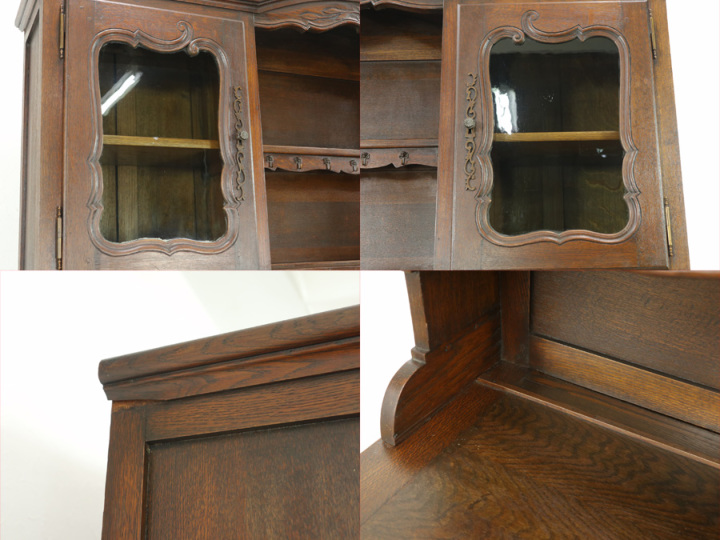 圧倒的存在感とたっぷりの収納 キャビネット 64352 アンティーク家具