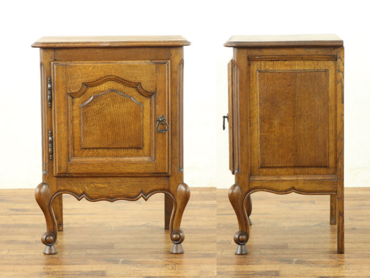 アンティーク サイドテーブル ナイトテーブル 木製 GART サイドテーブル 北欧 木製 コンソールテーブル 高さ85cm