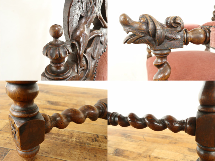 王様お姫様気分 アームチェア 64432 アンティーク家具 ウェブサイト