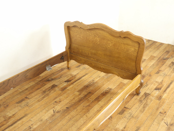 フランス猫脚ベッドフレーム 64445a アンティーク家具 ウェブサイト