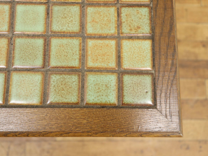 タイル付き天板が可愛い マガジンラック 64466a アンティーク家具