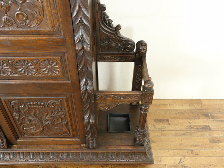 非常に希少で多機能 ホールスタンド 64486 アンティーク家具 ウェブ