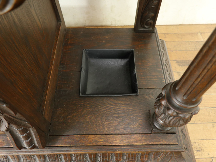 非常に希少で多機能 ホールスタンド 64486 アンティーク家具 ウェブ