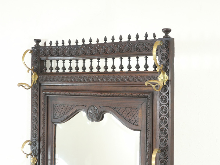 希少なサイズとデザイン ホールスタンド 64516 アンティーク家具