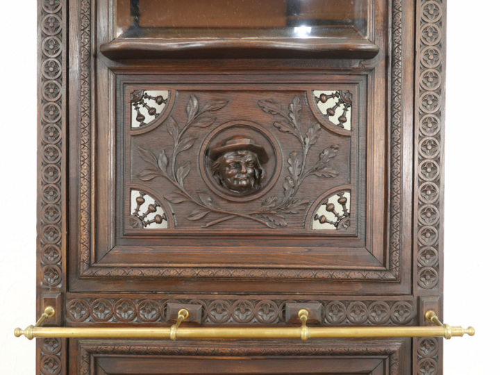 希少なサイズとデザイン ホールスタンド 64516 アンティーク家具