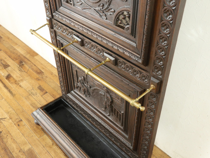 希少なサイズとデザイン ホールスタンド 64516 アンティーク家具