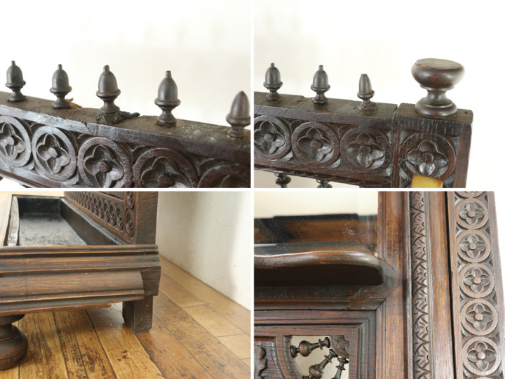 希少なサイズとデザイン ホールスタンド 64516 アンティーク家具