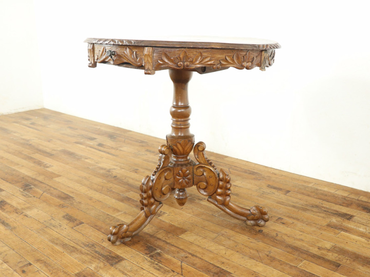 4種の動物たち チェス盤にもなるサイドテーブル 64584