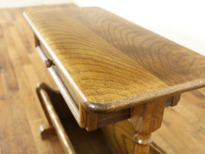 引き出し付きが嬉しいマガジンラック 64612a アンティーク家具 ウェブ