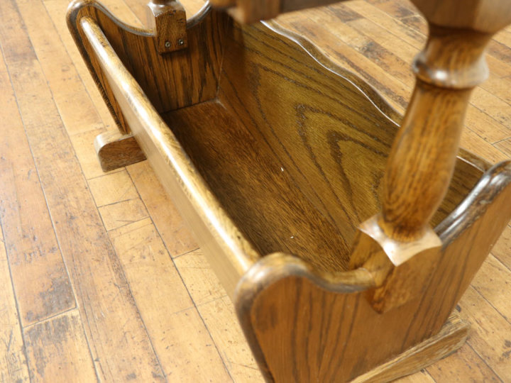 引き出し付きが嬉しいマガジンラック 64612a アンティーク家具 ウェブ