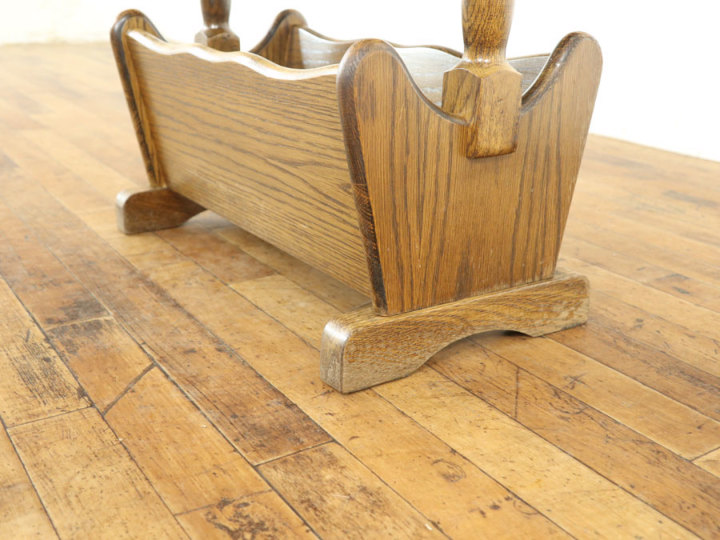 引き出し付きが嬉しいマガジンラック 64612a アンティーク家具 ウェブ