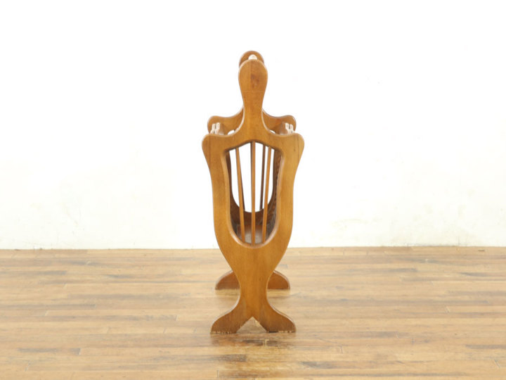 取っ手付きが便利なマガジンラック 64612c アンティーク家具 ウェブ